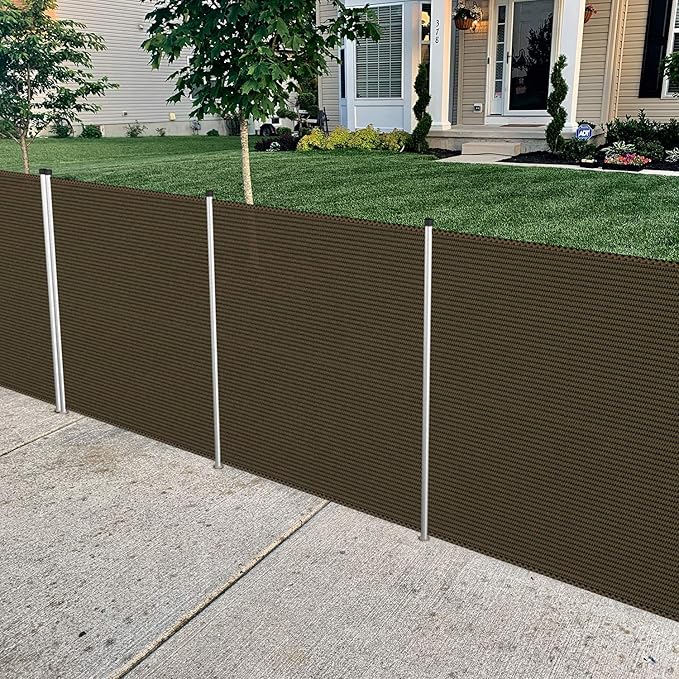 TANG Post Pole Anchor Sleeve Ground Spike Stake Pack of 5 for Soil Grass Installation Outdoor Fence Panels