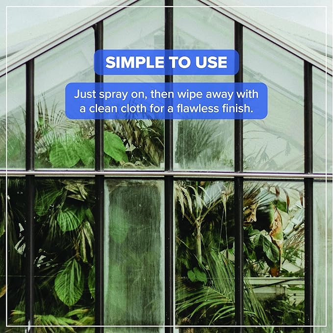 Plexiglass Cleaner - 32 oz Acrylic Cleaner for Plexi glass, Plastic, Vinyl, Fiberglass, and More - Universal, Streak-free, Non-Toxic, Spray and Wipe Cleaner for All Non-Porous Surfaces