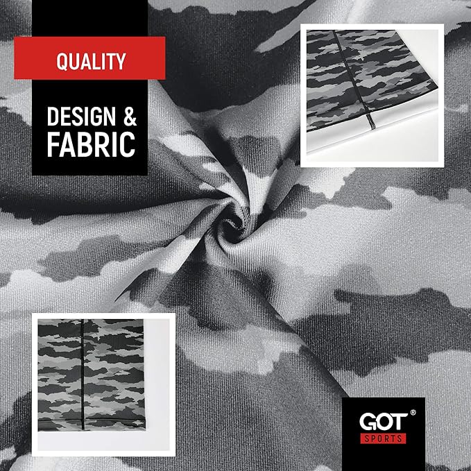 GOT Sports UPF 50+ Fishing Neck Gaiter - UV Face Mask Sun Protection for Men & Women - Camo SPF Face Cover Gator