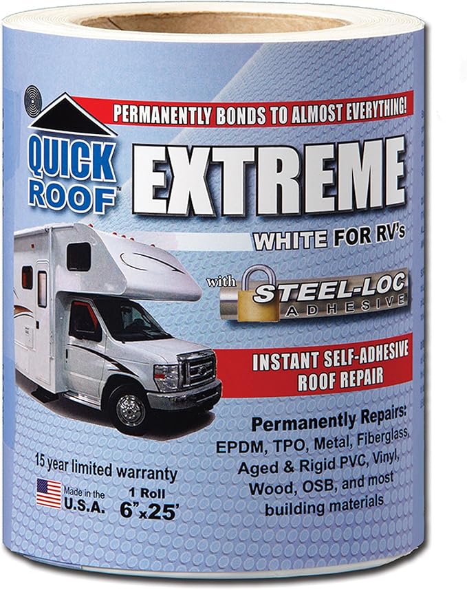 Cofair UBE625 Quick Roof Extreme White 6" x 25'