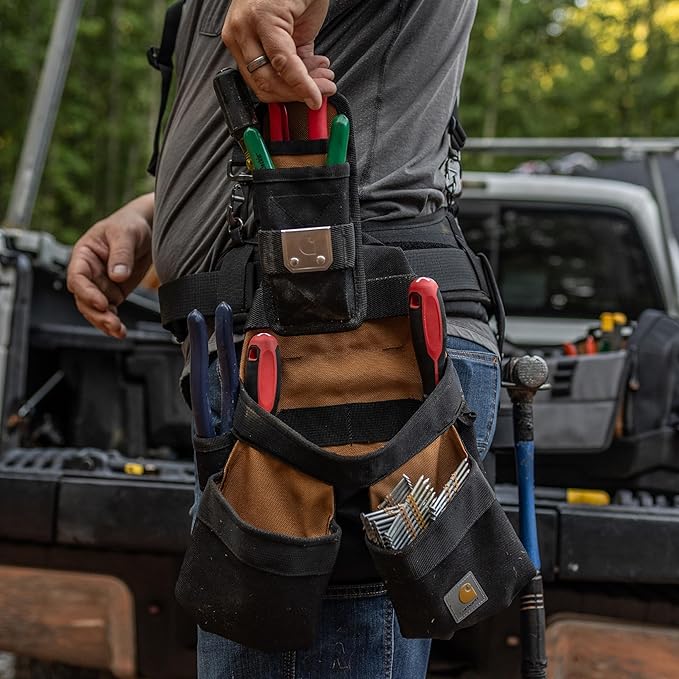 Carhartt Station Tool Pouches, Durable Organizer, Compatible with All Station Tool Bags, Small