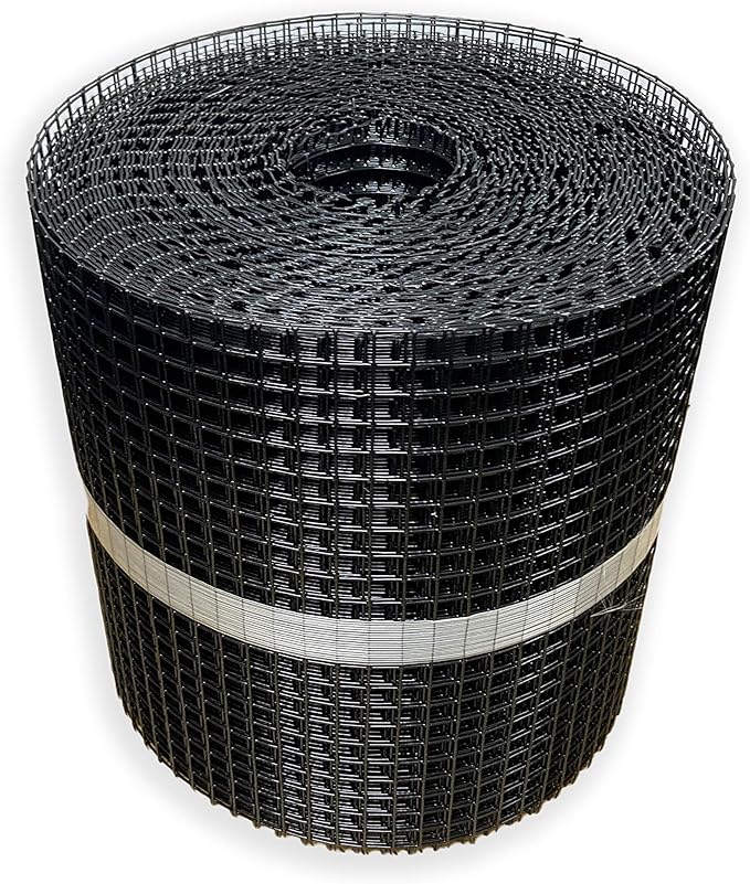 Bird Barrier Wire Mesh Screen for Solar Panel Protection 100’ X 12” X 1/2” Black PVC Coated, Protect Your Solar Panels - Fastener Clips Sold Separately
