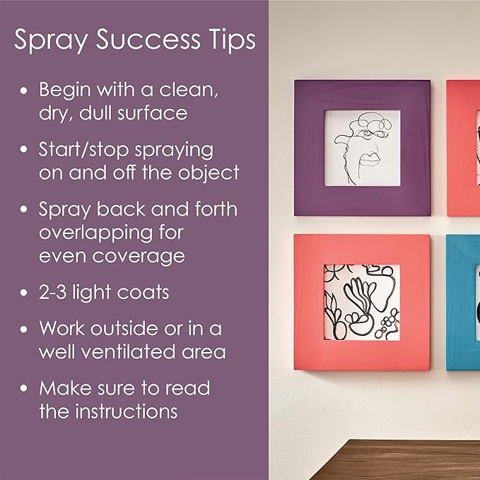 Krylon K02709007 Fusion All-In-One Spray Paint for Indoor/Outdoor Use, Gloss Icy Grape Purple, 12 Ounce (Pack of 2)