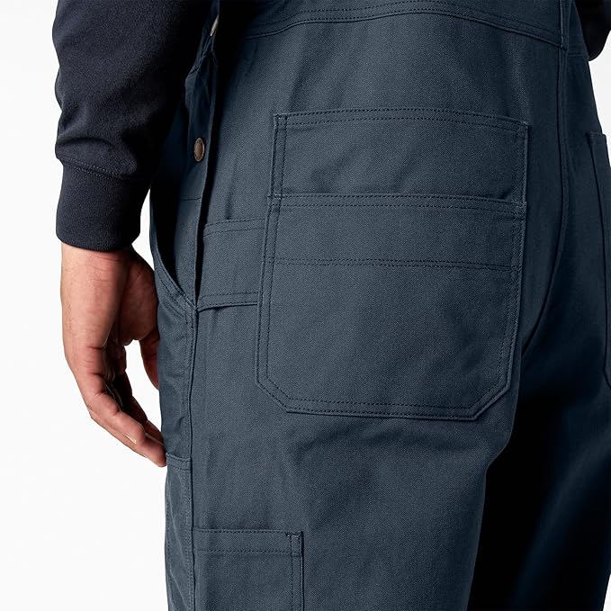 Dickies Women's Relaxed Fit Waxed Canvas Bib Overalls