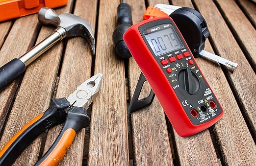 Triplett MM350 True RMS 4000 Count Manual Ranging Digital Multimeter with Certificate of Calibration to NIST - AC/DC Voltage, AC/DC Current, Resistance, Temperature, Diode, Continuity