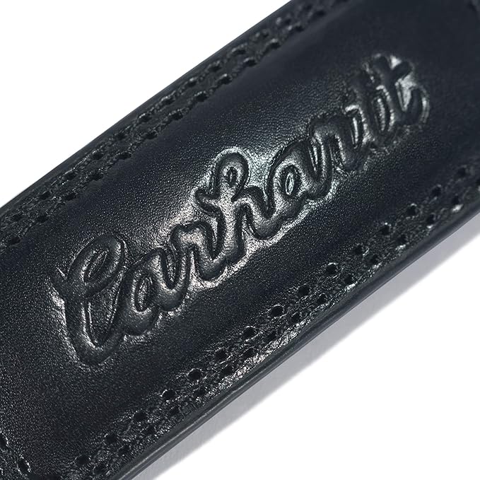 Carhartt Men's Bridle Leather Classic Buckle and Scratchless Belts