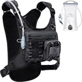 Running Vest with 2L Water Bladder, Hydration Backpack, USA Original Patent, Lightweight Hydration Pack with Gear Holder, Reflective Chest Pack for Men Women for Marathon