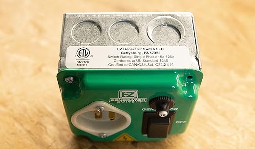 The Original, Patented, UL/CSA Approved Manual Transfer Switch - Made in the USA