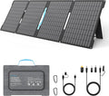 60W Portable Solar Panels Chargers with USB-C, USB-A and DC Outputs Foldable IP67 Waterproof Solar Panel for Camping,Power Emergency for Small Power Station,Phones, Power Banks