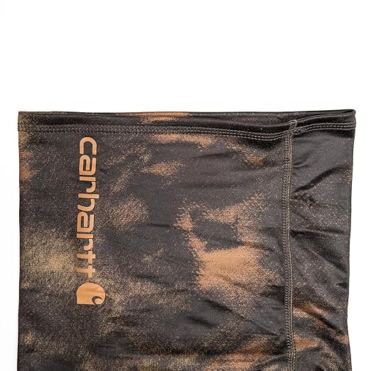 Carhartt Force UPF Lightweight Neck Gaiter, Watercolor Camo Print-Brown/Dark Brown, One Size