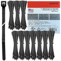 Bar Lok 11 Inch Zip Ties – 1000 Pieces, Black – Made in America – Weather, UV & Impact Resistant Cable Ties for Binding Bundling & Organizing – Indoor & Outdoor (11in, 1000ct)
