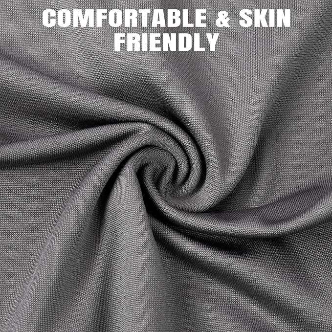 HONGTEYA 6 Pack Summer Neck Gaiter, UV Protection Cooling Face Mask, Breathable Bandana Head Scarf for Men Women