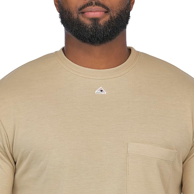Bulwark FR Men's Fire Resistant Long Sleeve Lightweight T-Shirt