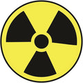 Nuclear Radiation ISO Safety Label Stickers – 4"x4" Vinyl Decals (Pack of 5), Weatherproof for Windows, Cars, Containers, Indoor/Outdoor Use
