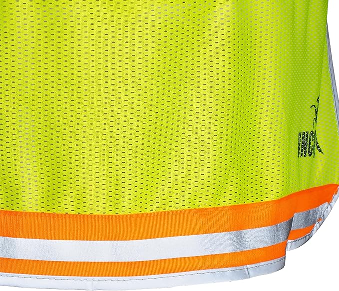UNCO Industrial Hard Hat Sun Shield, 3 Pack, Yellow, Mesh Sunshade, Reflective, Snap Closure, Hard Hat Accessory