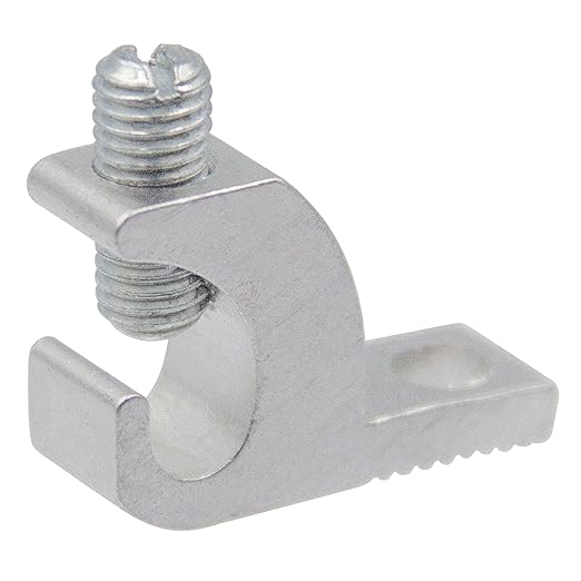 ISPINNER 6pcs Aluminum Lay-in Lug, AWG 14-4 Copper Conductor Lay-in Connector for Grounding and Bonding