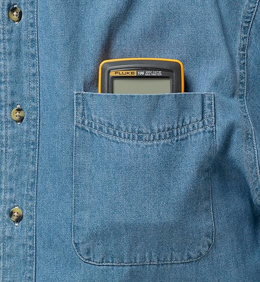 Fluke 106 (U.S.) Palm-Sized Digital Multimeter, CAT III 600V