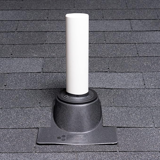 Oatey 3 in. to 4 in. Thermoplastic All-Flash No-Calk 12 in. x 16 in. Base Roof Flashing